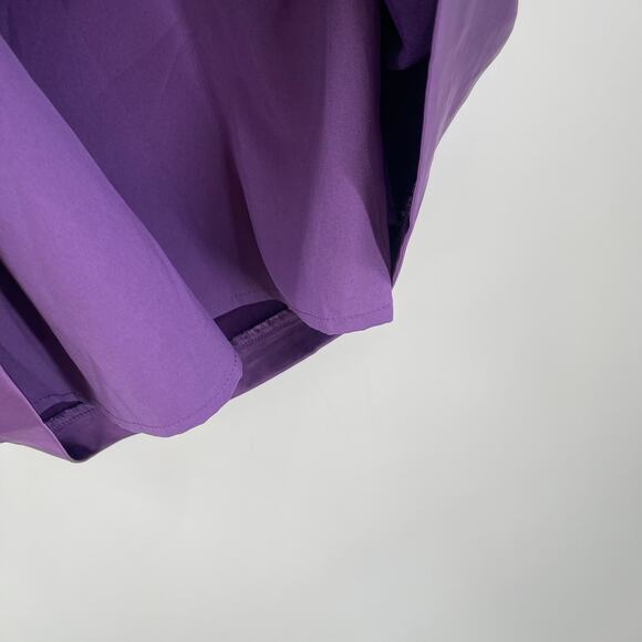 ENDLESS ROSE Dress Size Large NWT Boutique Ethel Purple Satin Cut Out Bodycon - Picture 12 of 16